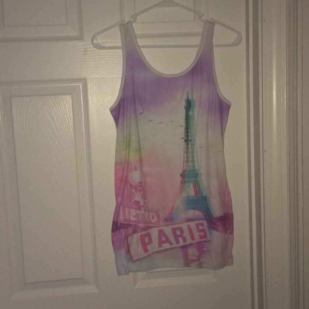 Justice graphic tank top